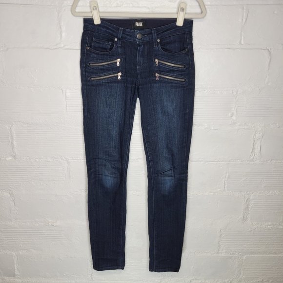 PAIGE Denim - Paige Women's Size 25 Jeans Edgemont Zippers